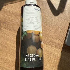 KORRES Santorini Grape Renewing Body Cleanser 8.45 Fl Oz New